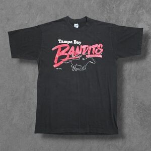 Vintage 80s Tampa Bay Bandits USFL Football Vintage Sports Shirt L
